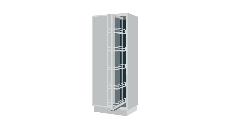 Pull Out Tower Storage