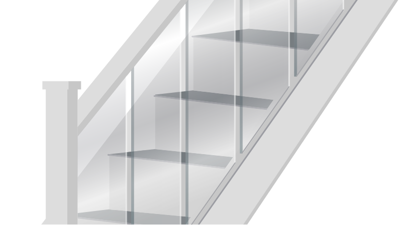 Glass Panel Stairs