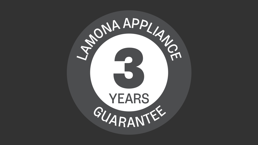 3 Year Lamona Appliance Guarantee
