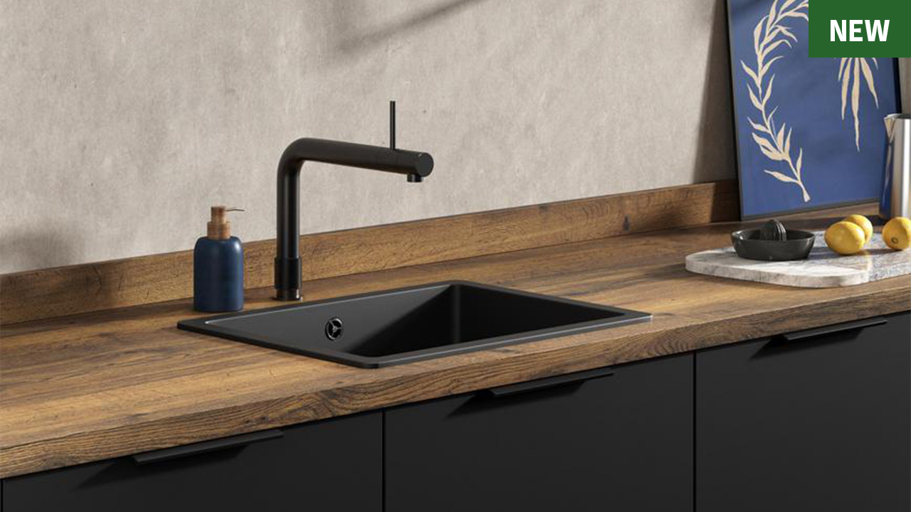 Quooker front tap in black