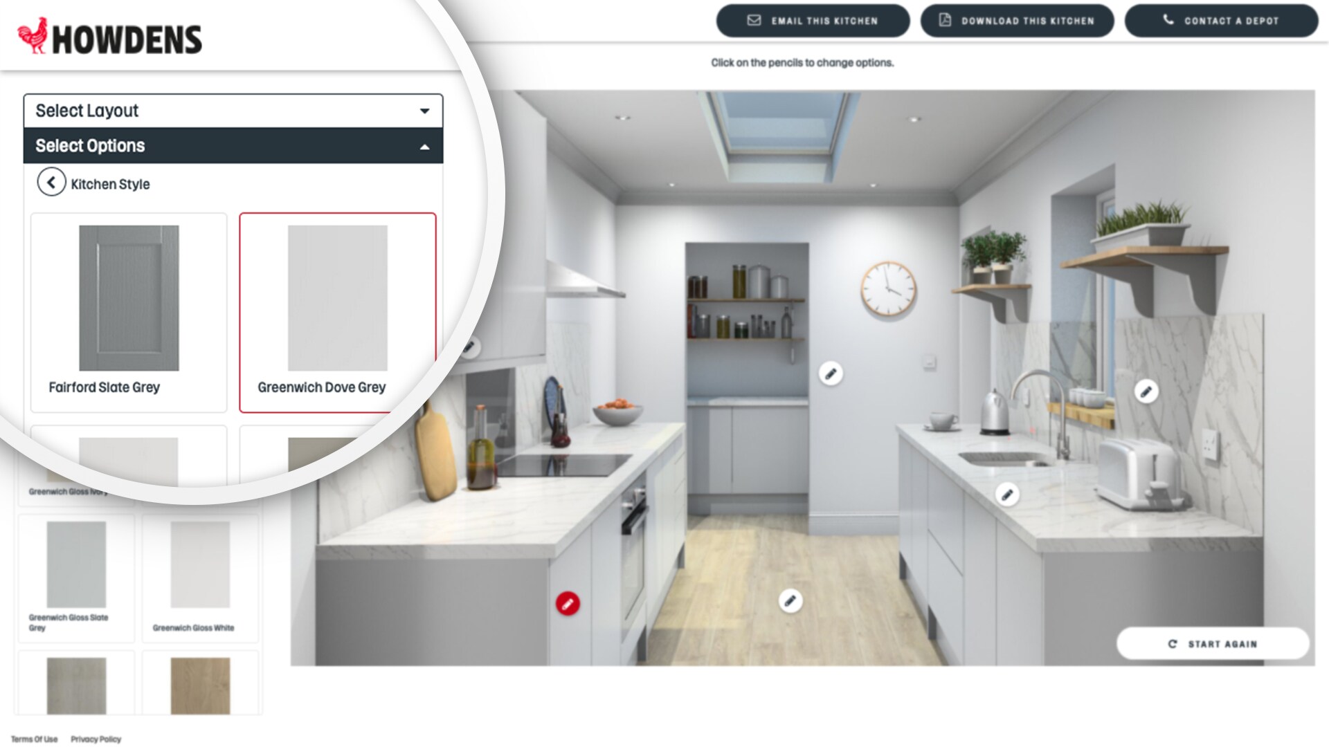Kitchen Visualiser | Kitchen Planning Tool | Howdens