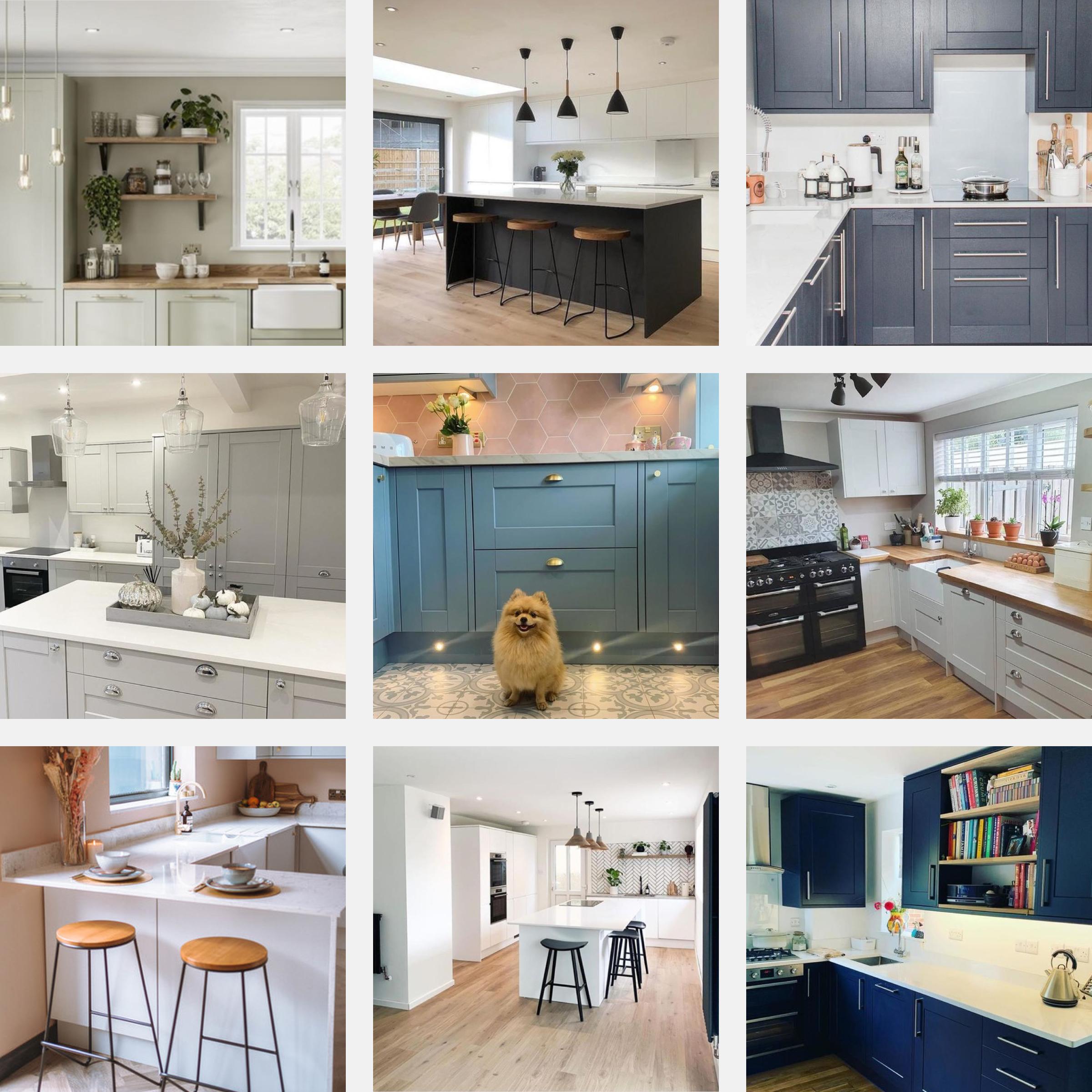 Kitchen ideas from Howdens showcases real-life examples of our kitchens in customer homes 