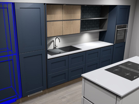 3d virtual kitchen design software free