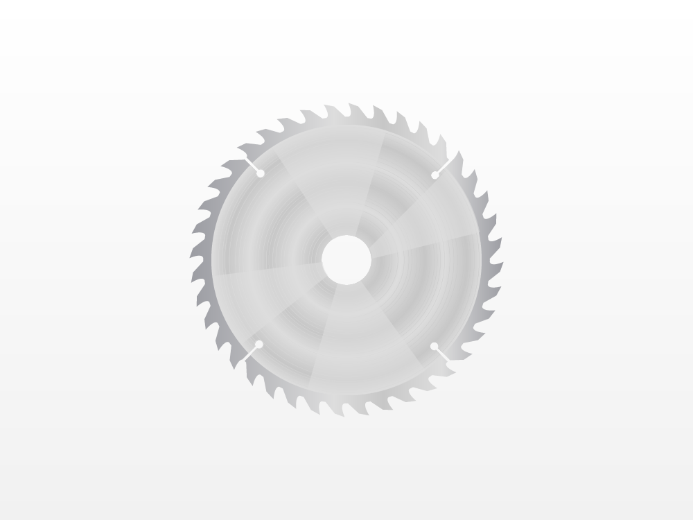 Illustration of spare power saw blade