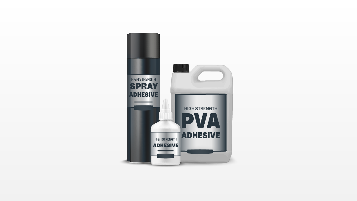 Icon of high strength adhesive products