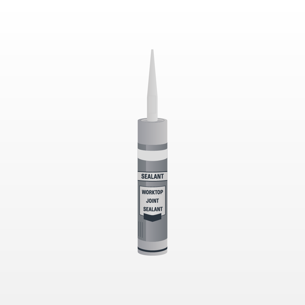 Icon of a tube of worktop joint sealant