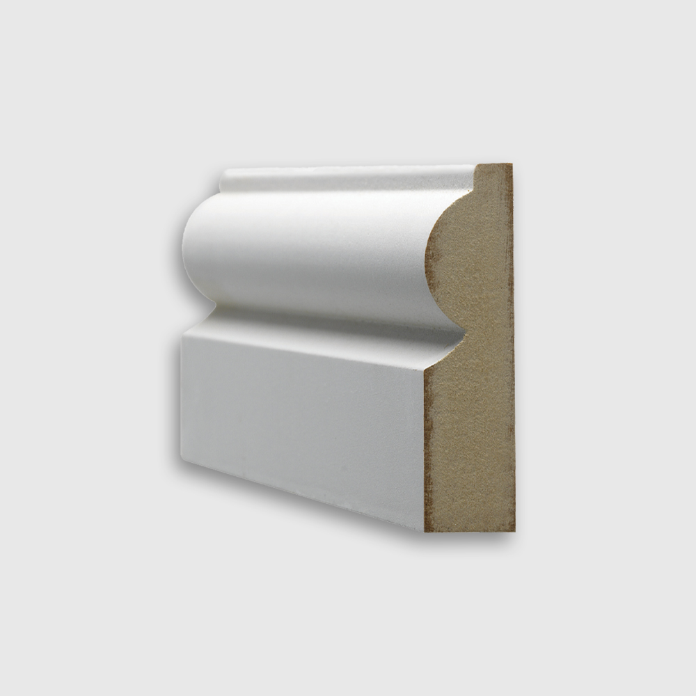 Cut-out of Torus profile skirting and architrave