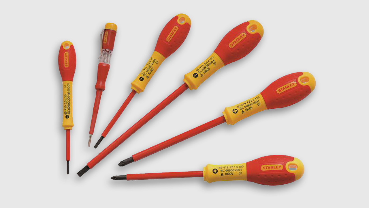 A set of screwdrivers.