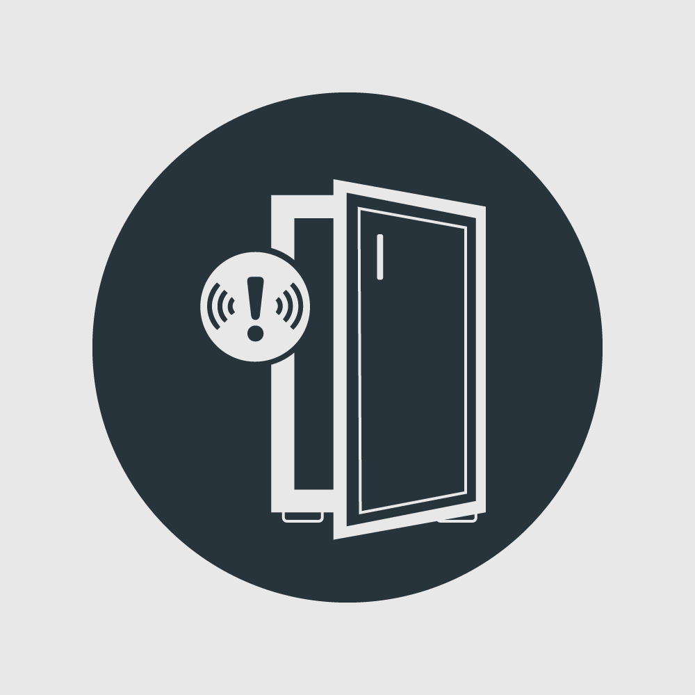 Open door alarm icon