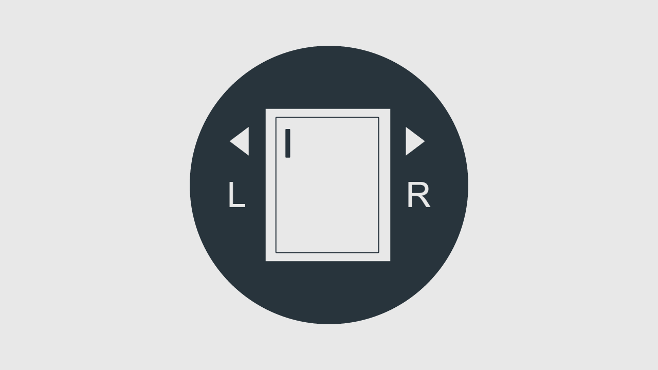 Reversible door icon