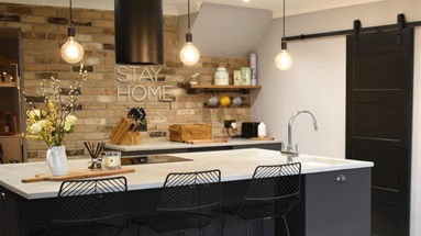 slab kitchen makeover