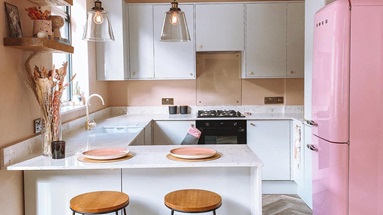 slab kitchen makeover