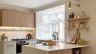 slab kitchen makeover