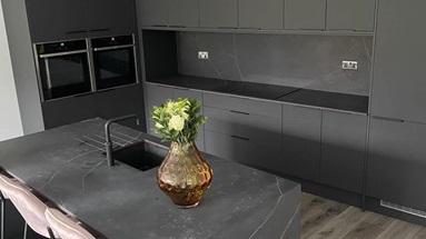 slab kitchen makeover