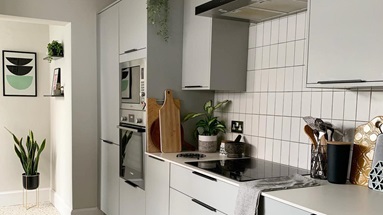 slab kitchen makeover