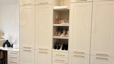 Bedroom tower storage