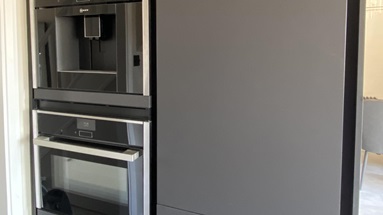 A built in cooking zone