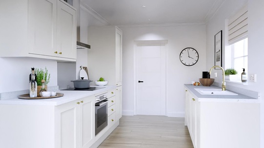 Chelford White EKES Galley Main Set Shot.