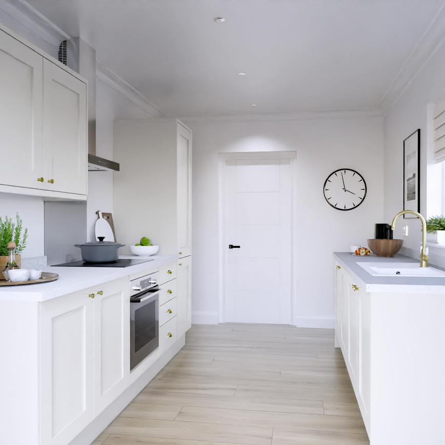 Chelford White EKES Galley Main Set Shot.