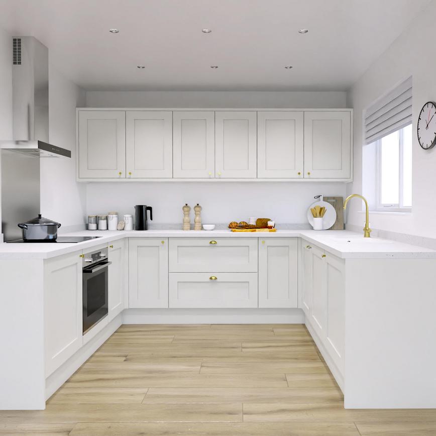 Chelford White EKES U Shape Main Set Shot.