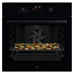 AEG Series 6000 OS6PB50AK Built In Black Single Multifunction Oven
