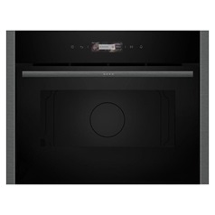 Neff N70 C24GR3XG1B Built In 45cm Graphite Microwave With Grill Front View