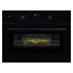 AEG Series 6000 NKK6N501B Built In 45cm Black Multifunction Ovem With Microwave