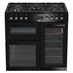 Beko KDVF90K 90cm Dual Fuel Black Range Cooker