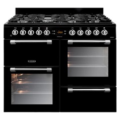 Leisure CK100F232K 100cm Dual Fuel Black Range Cooker