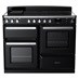 Rangemaster Estel Deluxe ESDLO110EIPGBL/CM1 Freestanding Electric Multifunction 110cm Black Range Cooker Front