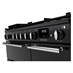Rangemaster Infusion INF90DFPGBL/CM1 Freestanding Dual Fuel Fan 90cm Black Range Cooker Control Panel