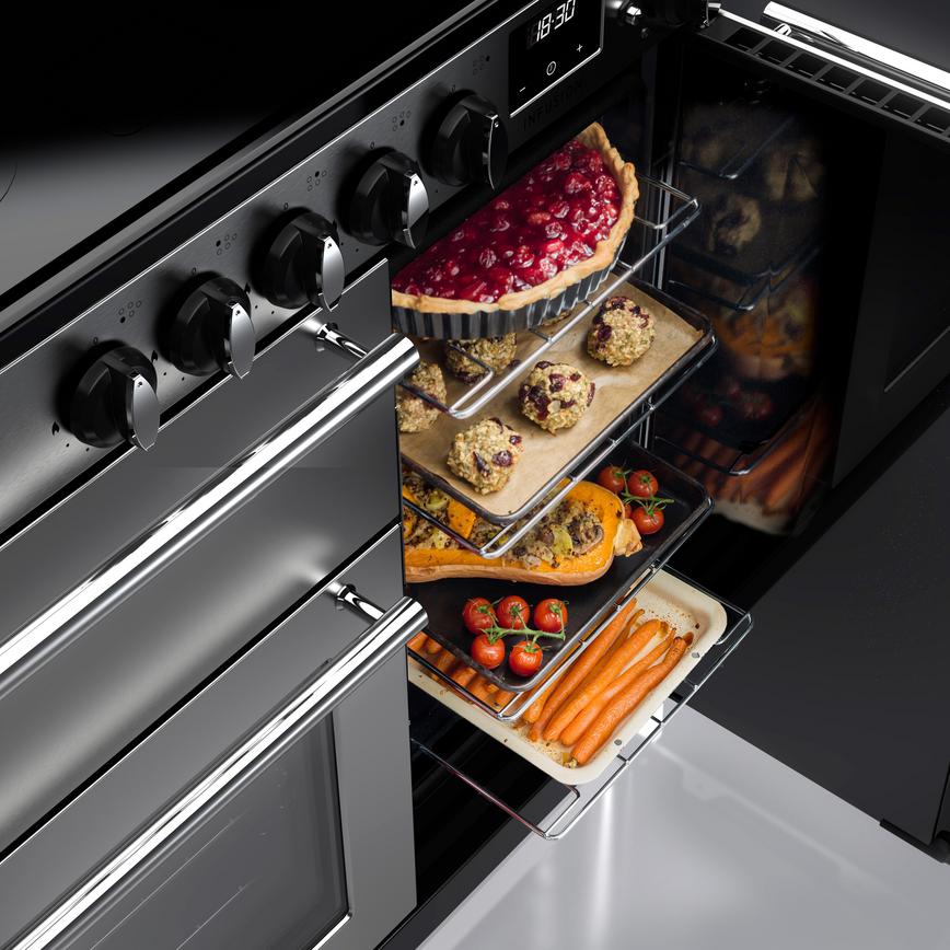 Rangemaster Infusion INF90EISTST/CM1 Freestanding Electric Fan 90cm Stainless Steel Range Cooker