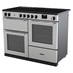 Rangemaster Infusion INFO110EISTST/CM1 Freestanding Electric Fan 110cm Stainless Steel Range Cooker Side