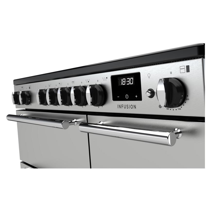 Rangemaster Infusion SS Induction Range Cooker 90cm Control Panel