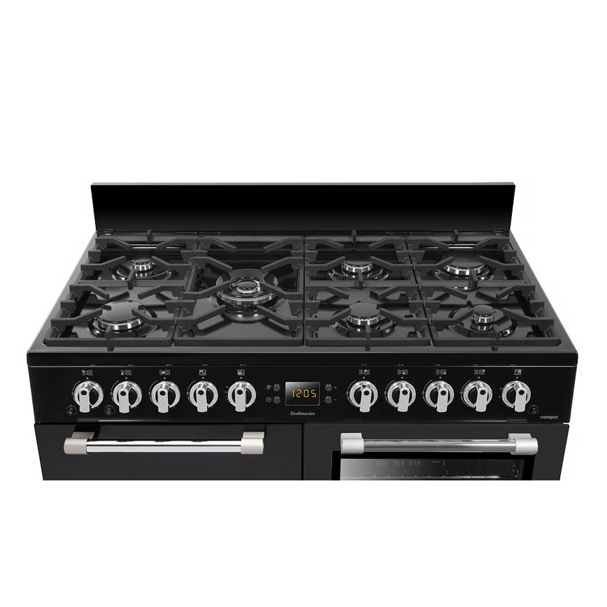 Leisure 100cm Cookmaster Dual Fuel Black Burner