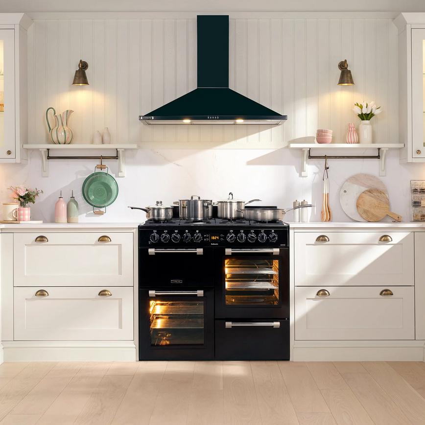 Leisure 100cm Cookmaster Dual Fuel Black