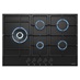 LAM1551 Lamona 5 Burner Gas On Glass