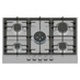 Bosch Series 6 PCQ7A5I90 75cm Stainless Steel Gas Hob