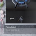 Bosch N70 T27CIS8N0 75cm Stainless Steel Gas Hob
