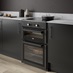 Beko 60cm FS Anthracite Cooker With Induction Hob Greenwich Charcoal