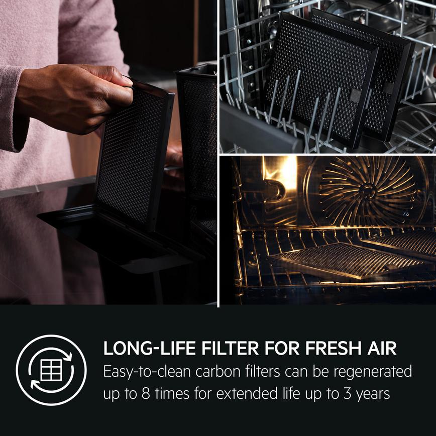  AEG 6000 68cm Bridge Vented Induction Hob Filter