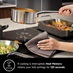 AEG Series 6000 80cm Black Electric Induction Hob Heat Memory