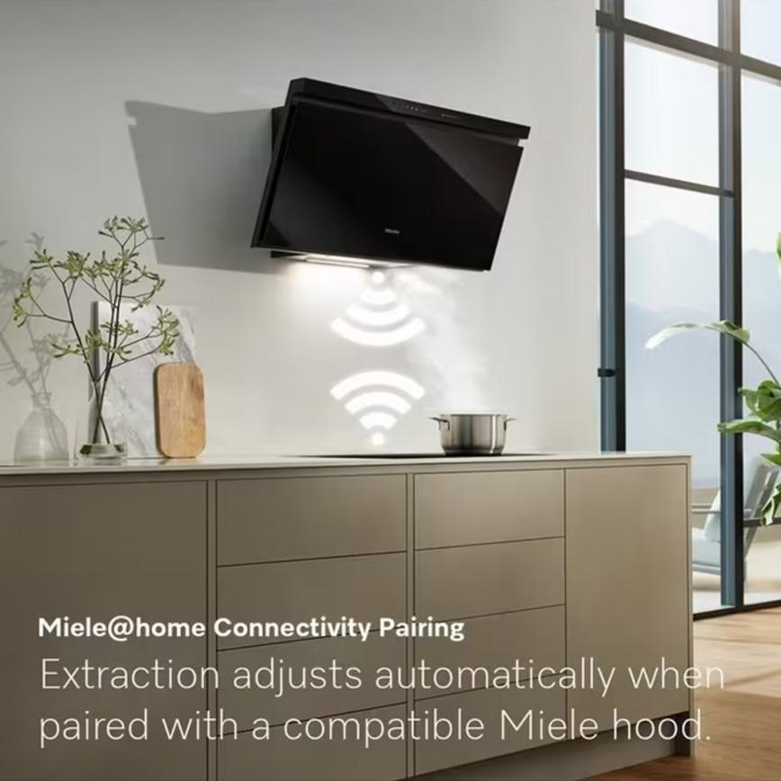 Miele Black 80cm 6 Zone Flex Ind Hob Connectivity Pairing