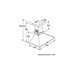 Bosch Serie 2 DWP94BC50B 90cm Stainless Steel Chimney Cooker Hood Sketch