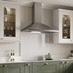 90cm Chimney Cooker Hood Featuring Chelford Reed Green