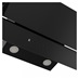 Lamona 90cm Black Angled Cooker Hood Underside