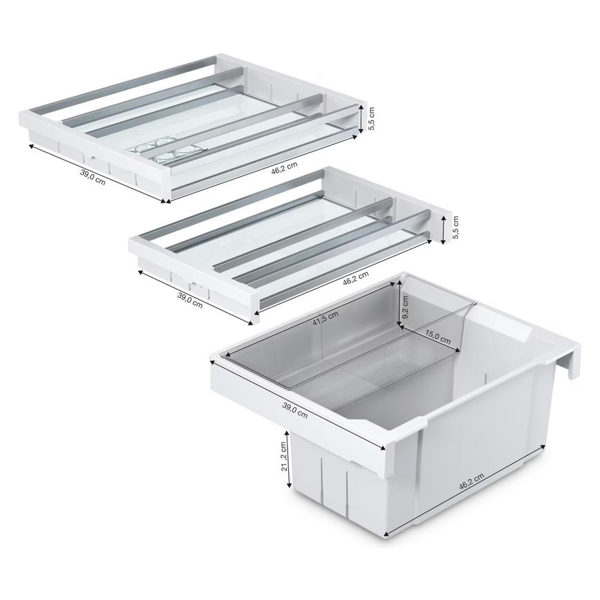 Miele BU White Fridge drawer 60cm Storage