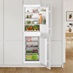 Bosch Series 2 KIN85NSE0G Built In 50/50 White Fridge Freezer In a Kitchen