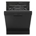 Lamona Black Dishwasher Slightly Open