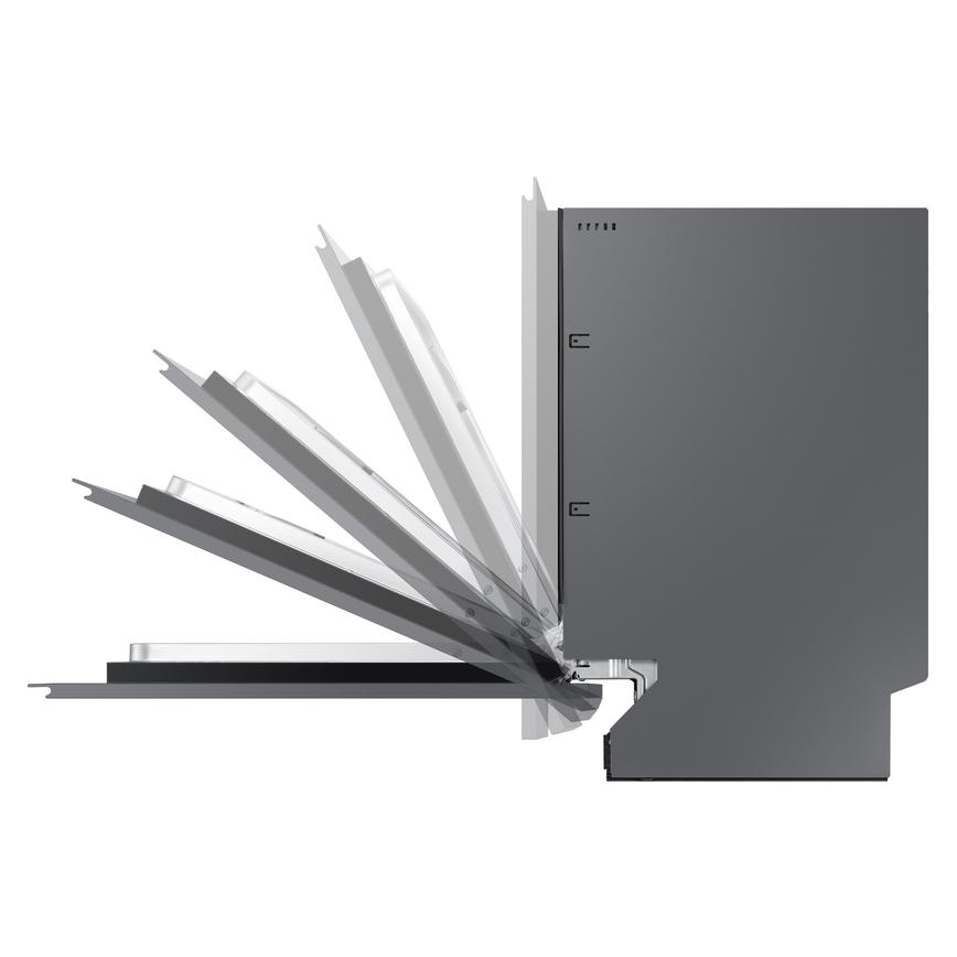 Samsung DW60BG830I00EU Integrated Dishwasher Side View of Door Opening